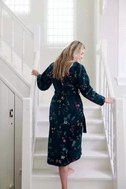 Pip Studio Bademäntel|Bademäntel Les Fleurs Dunkel