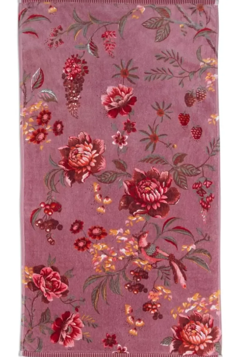 Pip Studio Handtücher|Badetuch Secret Garden Mauve 55X100Cm