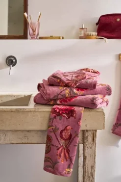 Pip Studio Handtücher|Badetuch Secret Garden Mauve 55X100Cm