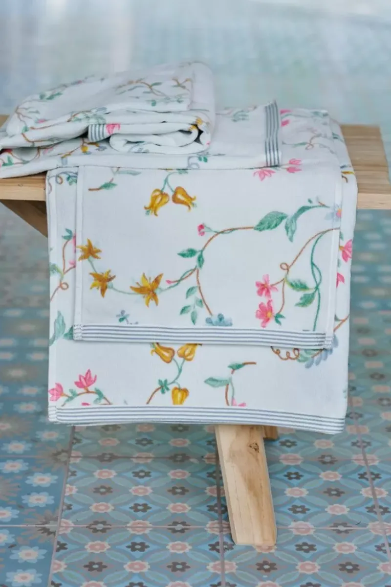 Pip Studio Handtücher|Badetuch Set/3 Les Fleurs 55X100 Cm
