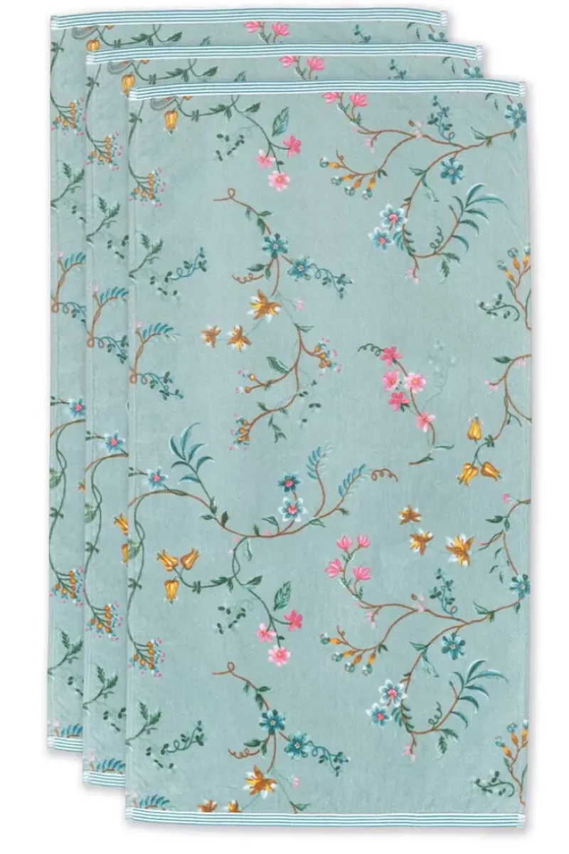 Pip Studio Handtücher|Badetuch Set/3 Les Fleurs 55X100 Cm