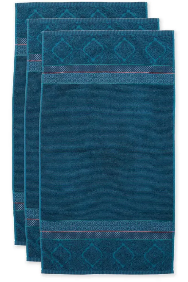 Pip Studio Handtücher|Badetuch Set/3 Soft Zellige Dunkel 55X100 Cm