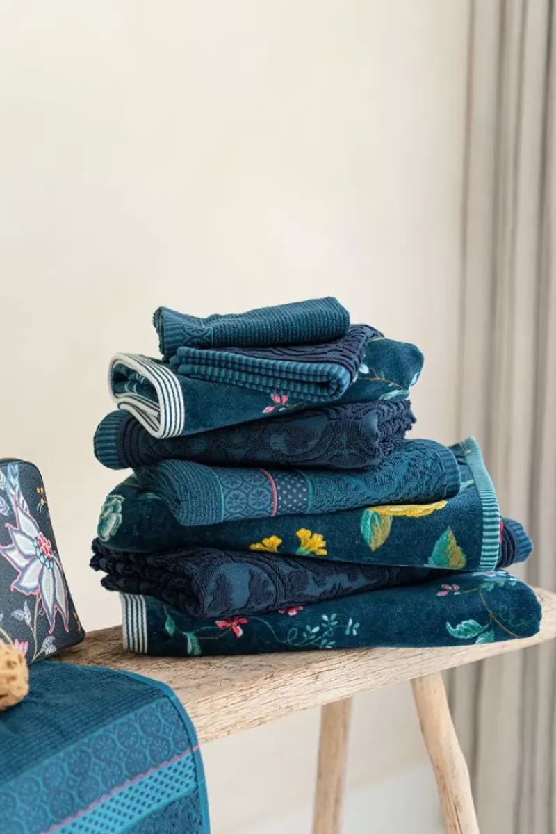 Pip Studio Handtücher|Badetuch Set/3 Soft Zellige Dunkel 55X100 Cm