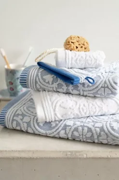 Pip Studio Handtücher|Badetuch Set/3 Tile De Pip Blau 55X100 Cm