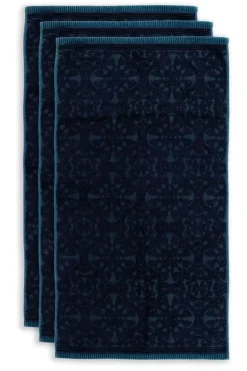Pip Studio Handtücher|Badetuch Set/3 Tile De Pip Dunkel 55X100 Cm