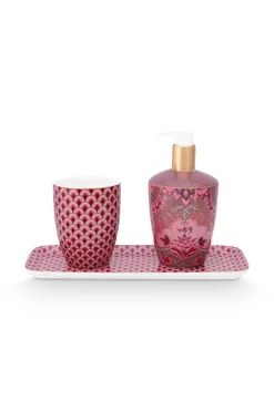 Pip Studio Seifenspender|Badezimmeraccessoires Set/3 Kyoto Festival Dunkel