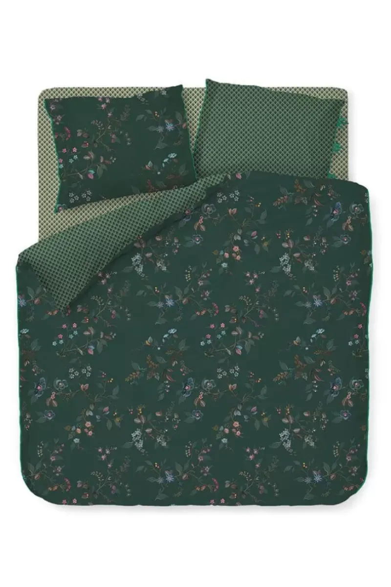 Pip Studio Bettbezüge|Bettbezug Kawai Flower Dunkel