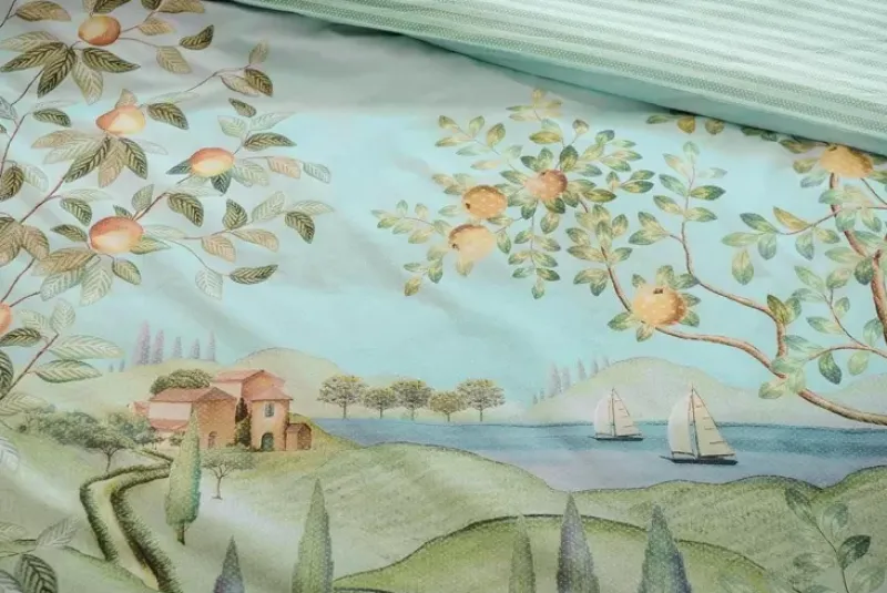 Pip Studio Bettbezüge|Bettbezug La Campagna Grun