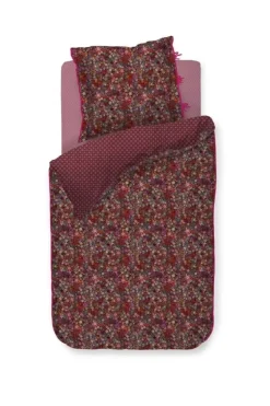 Pip Studio Bettbezüge|Bettbezug Tutti I Fiori Dunkelrot