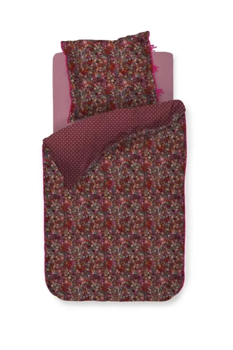 Pip Studio Bettbezüge|Bettbezug Tutti I Fiori Dunkelrot