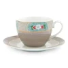 Pip Studio Tasse & Untertasse|Blushing Birds Cappuccino Tasse & Untertasse
