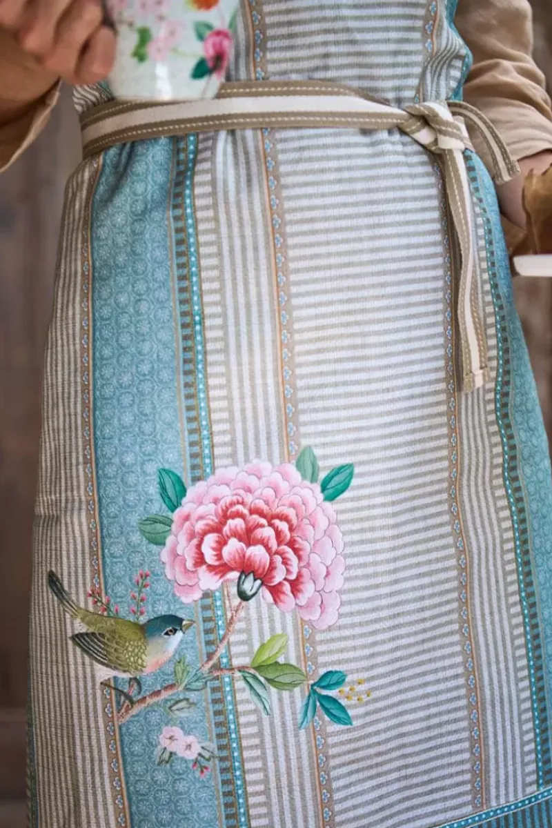 Pip Studio Kuchenschurzen|Blushing Birds Schurze Blau
