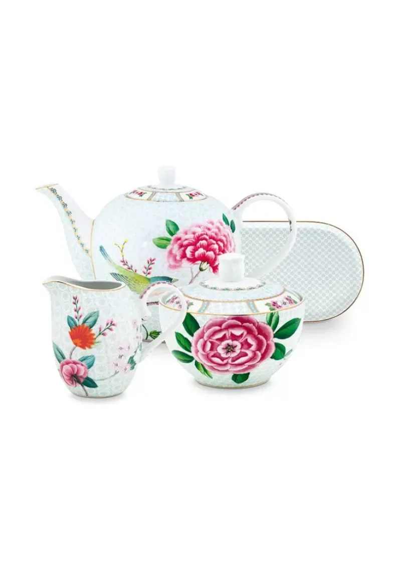 Pip Studio Porzellan Sets|Blushing Birds Tee Set/4 Weis