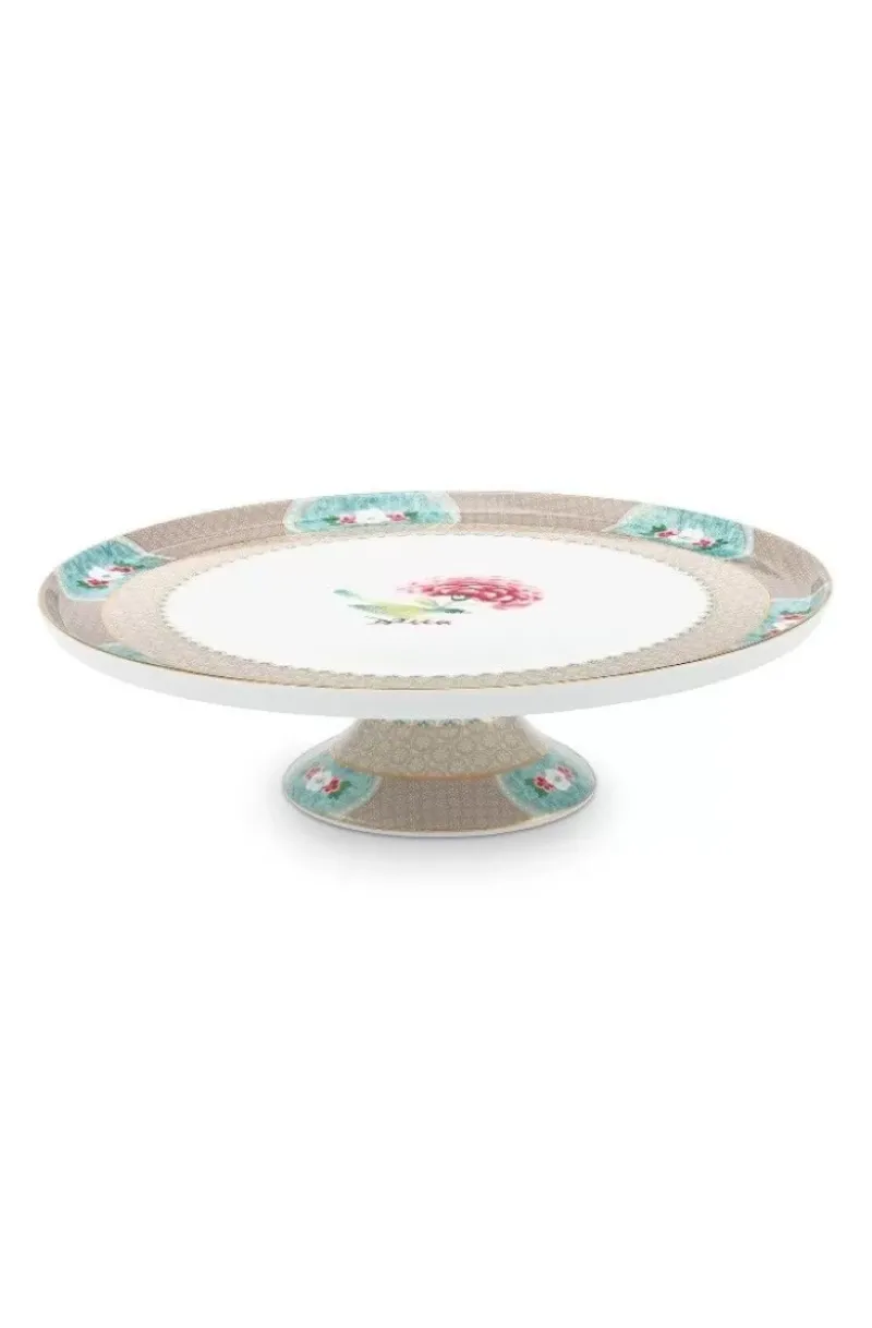 Pip Studio Tortenteller|Blushing Birds Tortenteller Gross Khaki