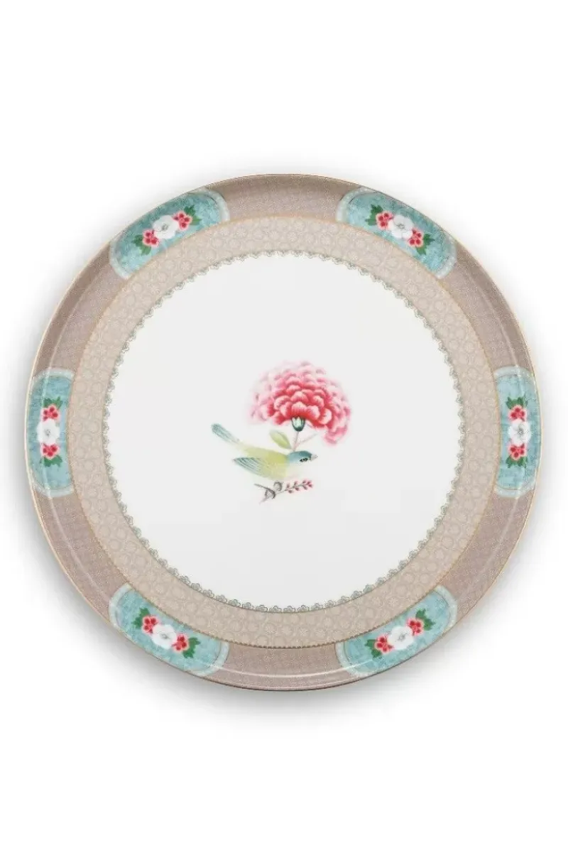 Pip Studio Tortenteller|Blushing Birds Tortenteller Gross Khaki