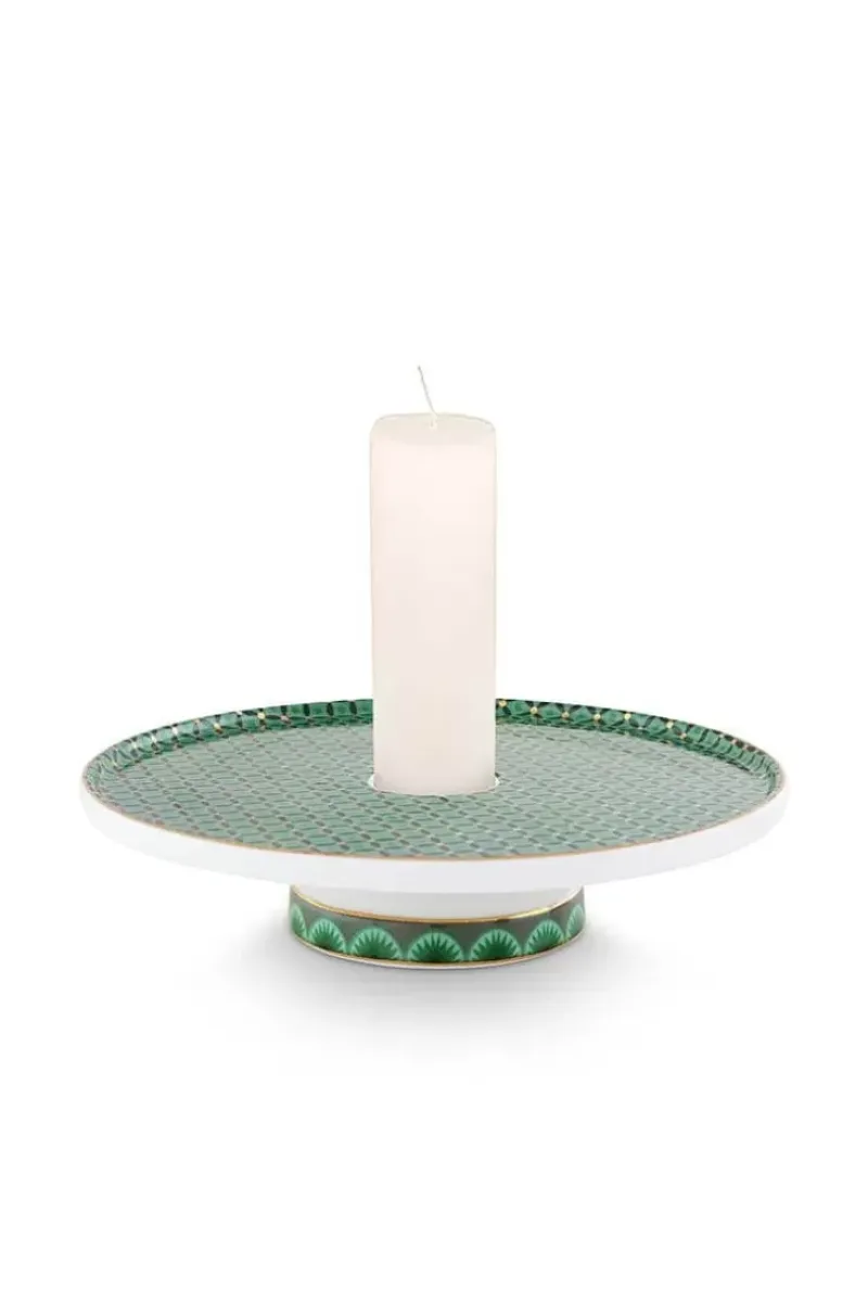 Pip Studio Kerzenhalter|Cross Stitch Kerze Schale 14Cm