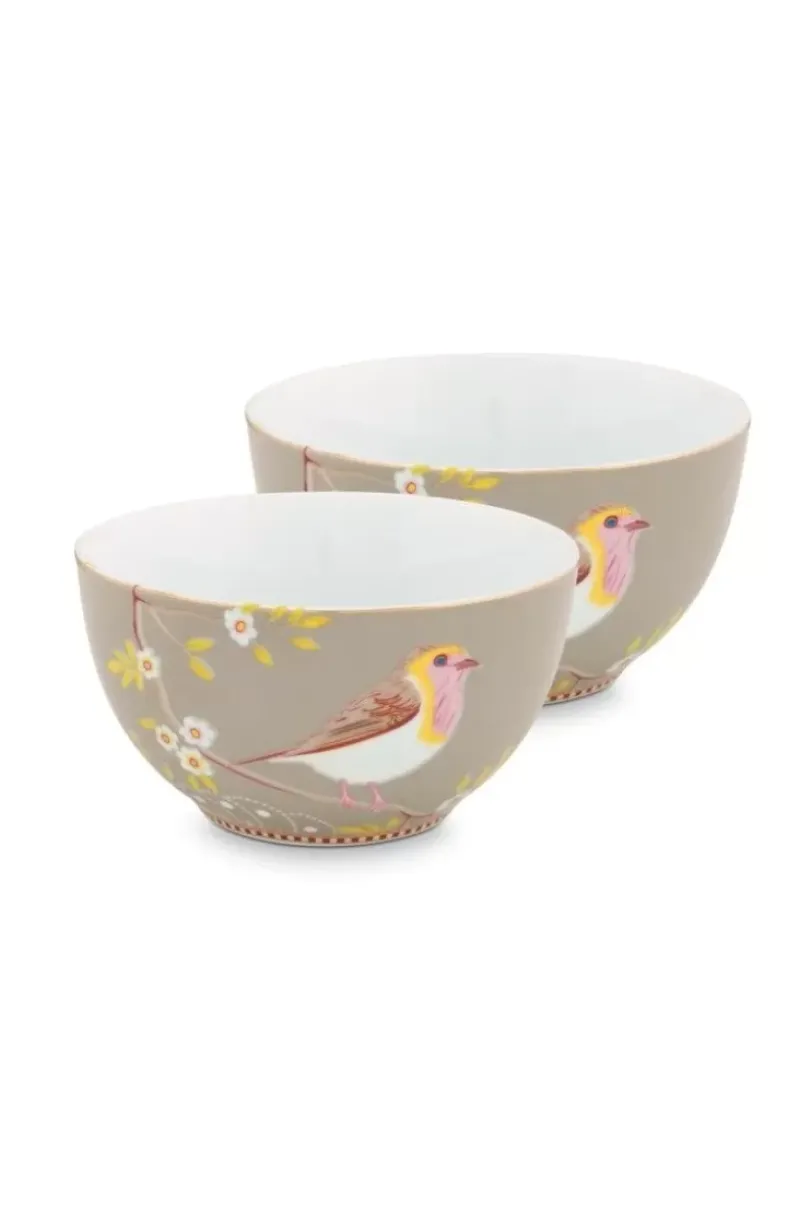 Pip Studio Schalen|Early Bird Set/2 Schalen 15 Cm