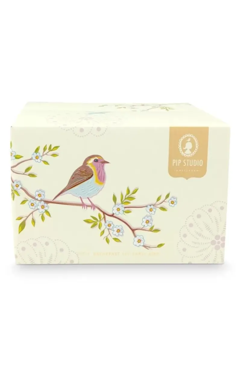 Pip Studio Teetassen|Early Bird Set/2 Tassen Gross Chinese Rose Rosa