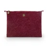 Pip Studio Beautycases|Flaches Necessaire Gross Samt Quiltey Days