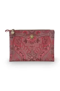 Pip Studio Necessaire|Flaches Necessaire Medium Kyoto Festival Dunkel