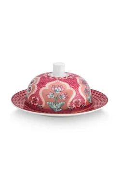 Pip Studio Butterschalen|Flower Festival Butterschale Runden Deco Dunkel