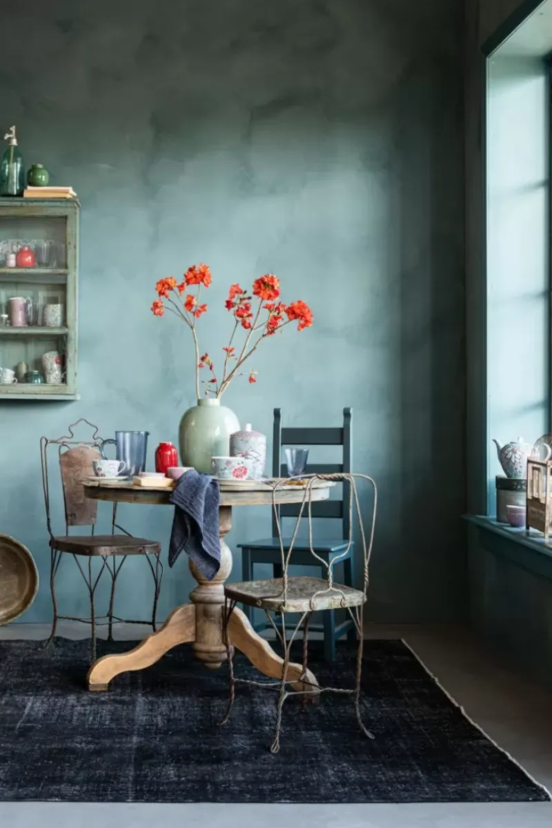 Pip Studio Tasse & Untertasse|Flower Festival Cappuccino Tasse & Undertasse Hellblau