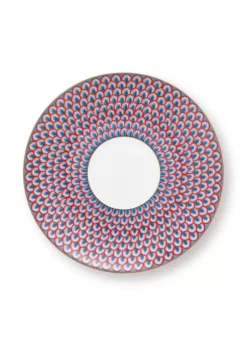 Pip Studio Tasse & Untertasse|Flower Festival Cappuccino Tasse & Undertasse Hellblau