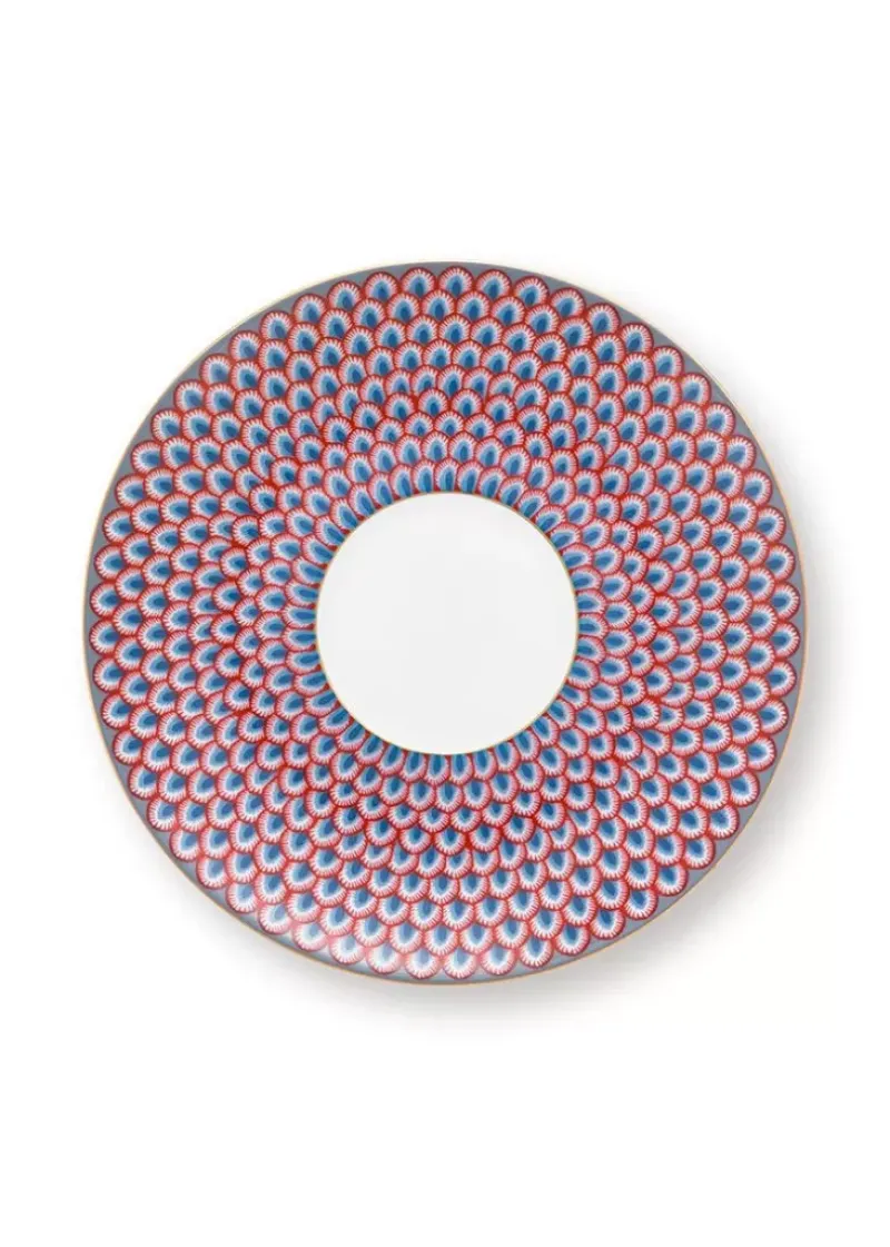 Pip Studio Tasse & Untertasse|Flower Festival Cappuccino Tasse & Undertasse Hellblau