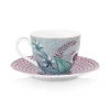 Pip Studio Tasse & Untertasse|Flower Festival Espresso Tasse & Undertasse Hell