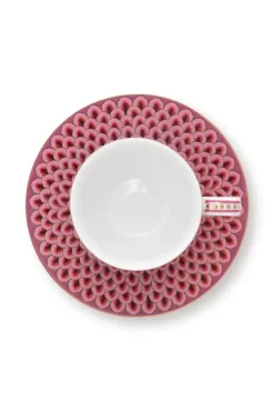 Pip Studio Tasse & Untertasse|Flower Festival Espresso Tasse & Undertasse Dunkel