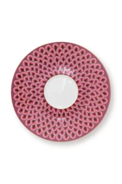 Pip Studio Tasse & Untertasse|Flower Festival Espresso Tasse & Undertasse Dunkel