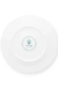 Pip Studio Essteller|Flower Festival Esteller Rot/Hellblau 26.5 Cm