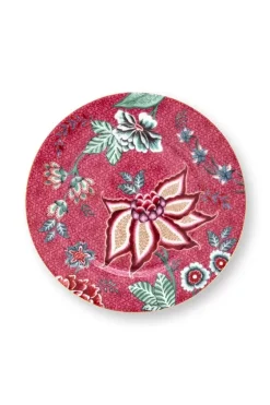 Pip Studio Gebäckteller|Flower Festival Gebäckteller Dunkel 17 Cm