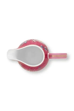 Pip Studio Milchkännchen|Flower Festival Kanne Gross Dunkel