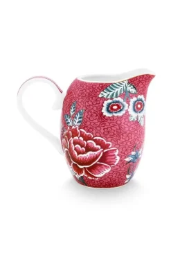 Pip Studio Milchkännchen|Flower Festival Kanne Klein Dunkel