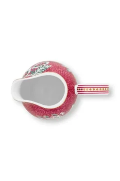 Pip Studio Milchkännchen|Flower Festival Kanne Klein Dunkel