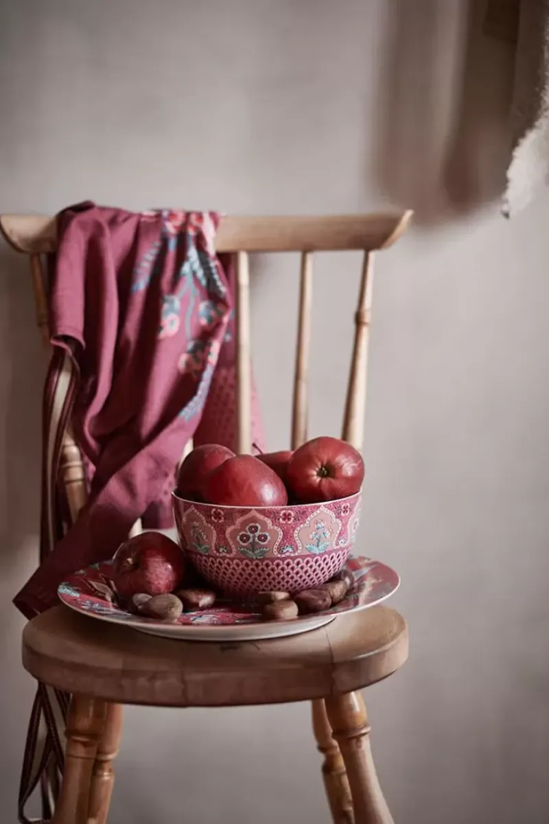 Pip Studio Schalen|Flower Festival Schale Dunkel 18 Cm