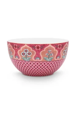 Pip Studio Schalen|Flower Festival Schale Dunkel 18 Cm