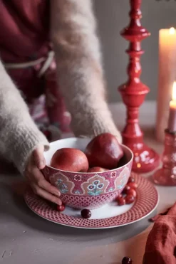 Pip Studio Schalen|Flower Festival Schale Dunkel 18 Cm