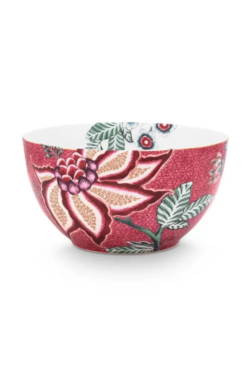 Pip Studio Schalen|Flower Festival Schale Dunkel 15 Cm