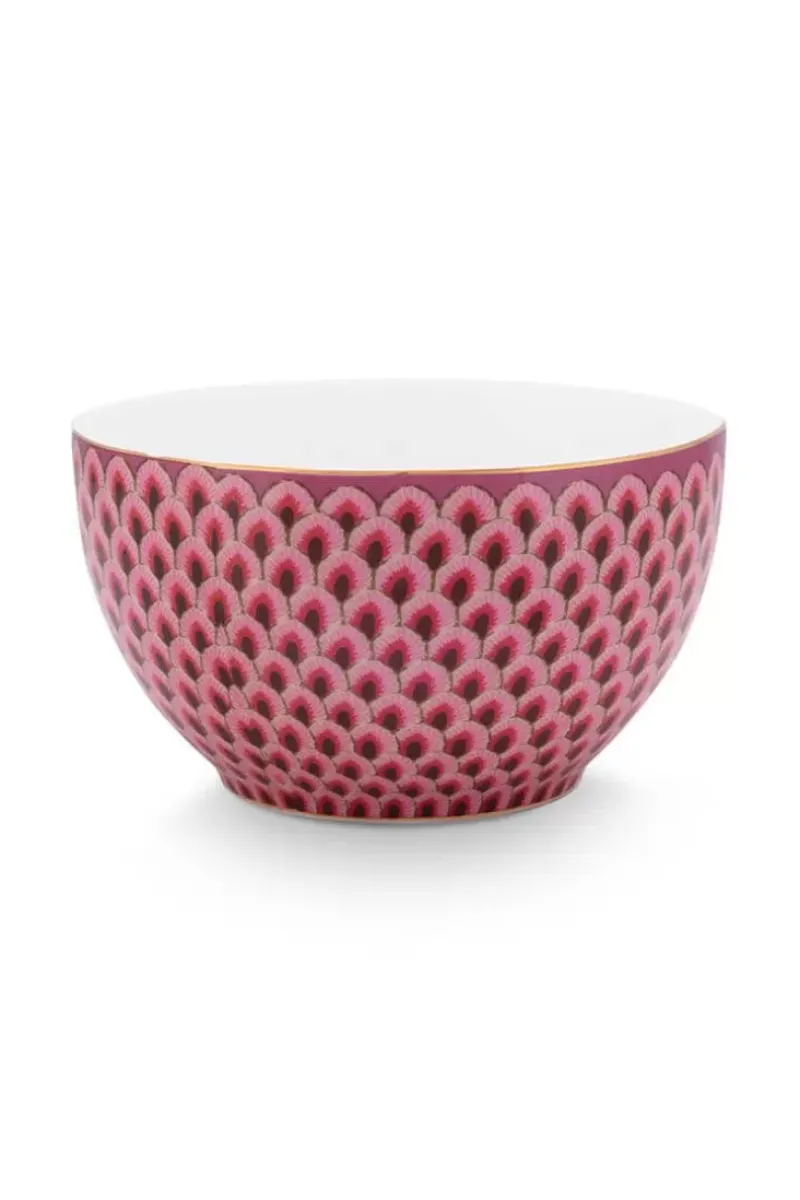 Pip Studio Schalen|Flower Festival Schale Rot/Dunkel 9.5 Cm