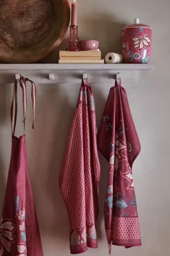 Pip Studio Kuchenschurzen|Flower Festival Schurze Dunkel