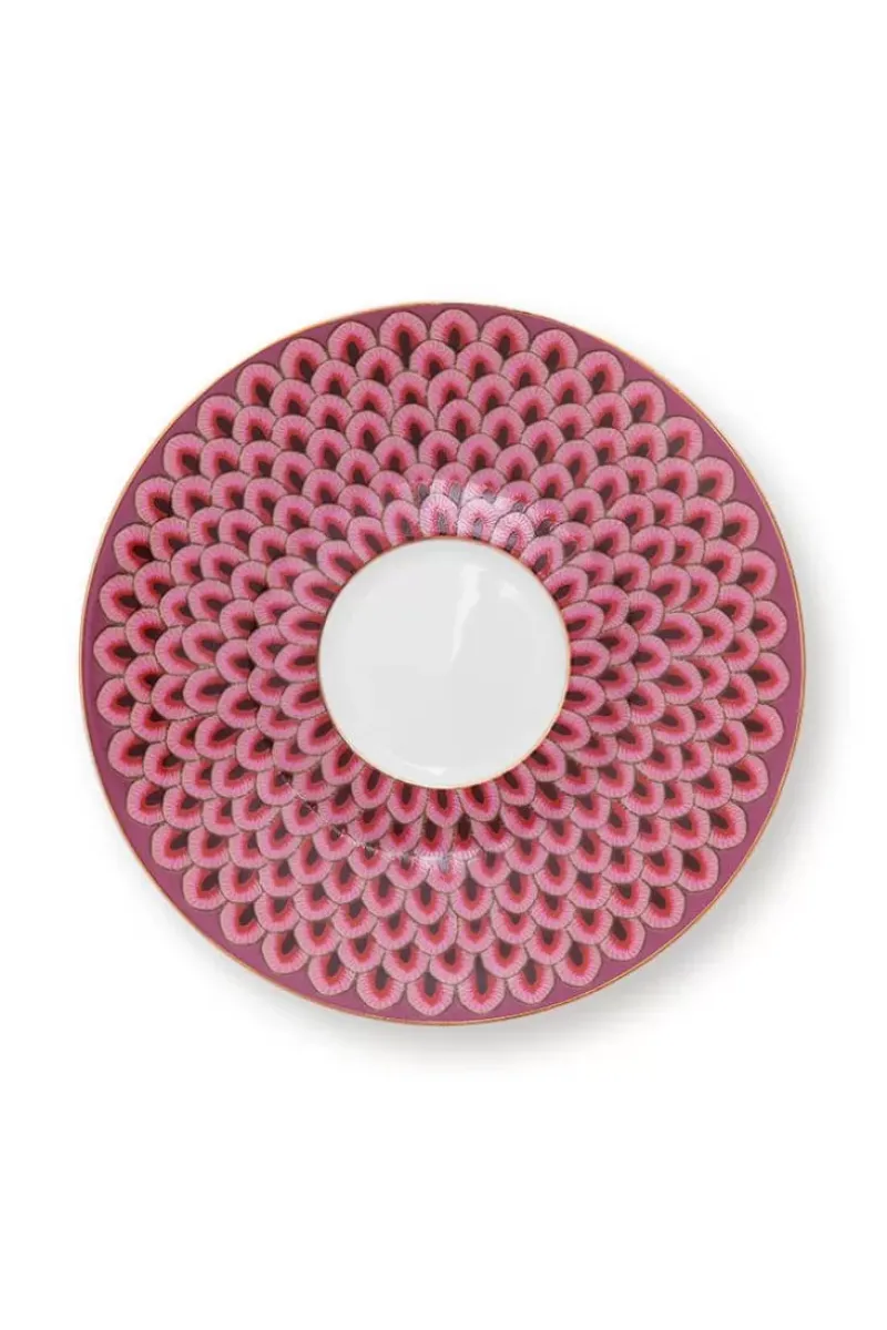 Pip Studio Porzellan Sets|Flower Festival Set/2 Espresso Tasse & Undertasse Dunkel