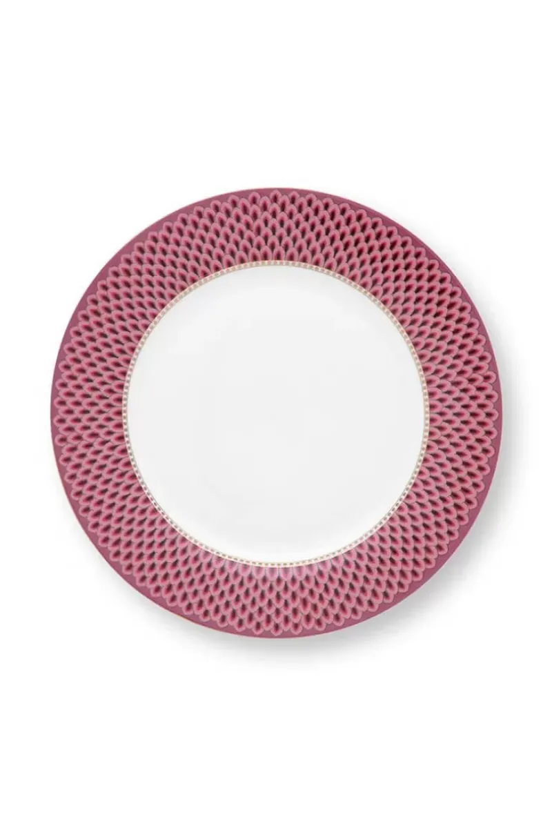 Pip Studio Porzellan Sets|Flower Festival Set/4 Essteller Dunkel 26.5Cm