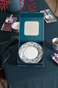 Pip Studio Porzellan Sets|Flower Festival Set/4 Frühstücksteller Hell 21Cm