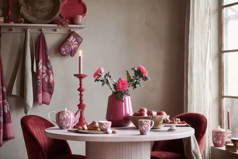 Pip Studio Porzellan Sets|Flower Festival Set/2 Tassen Gross Dunkel