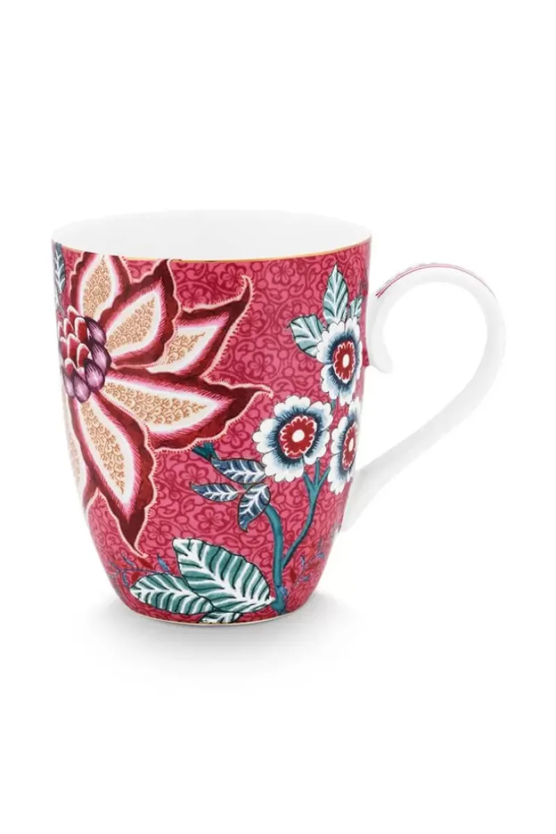 Pip Studio Teetassen|Flower Festival Tasse Gross Dunkel