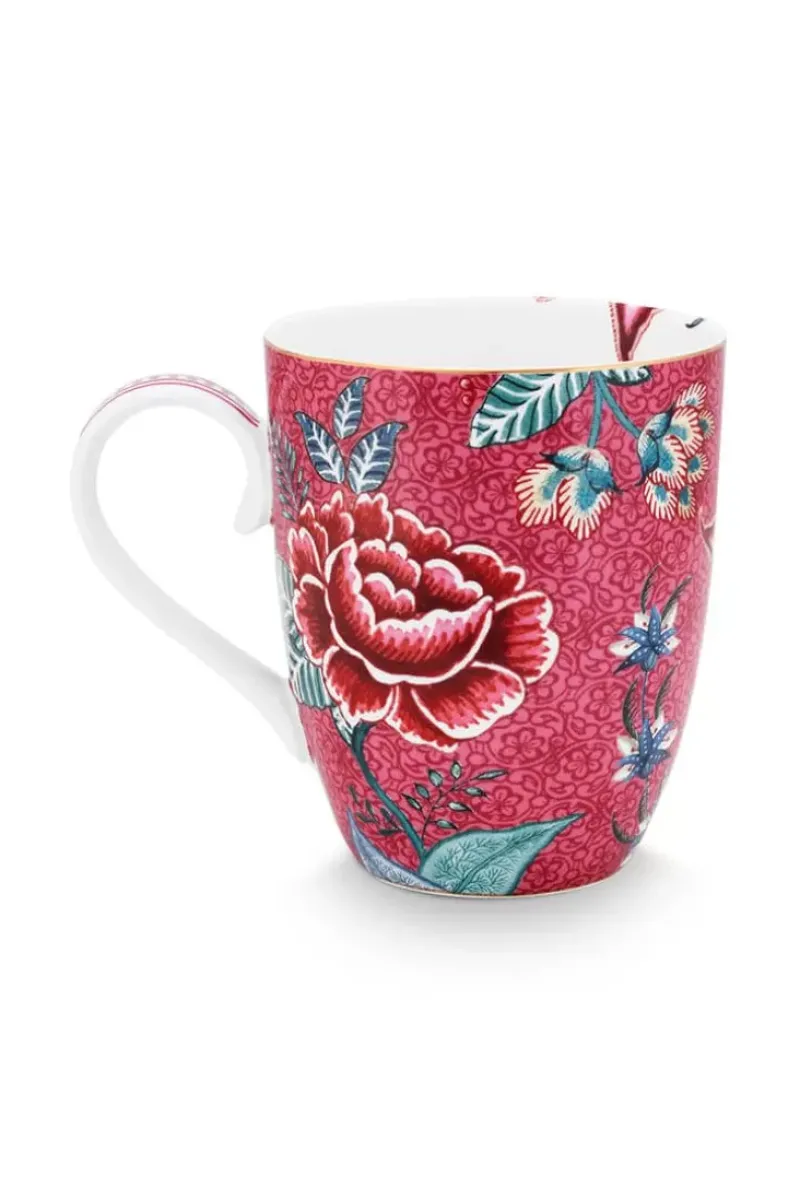 Pip Studio Teetassen|Flower Festival Tasse Gross Dunkel