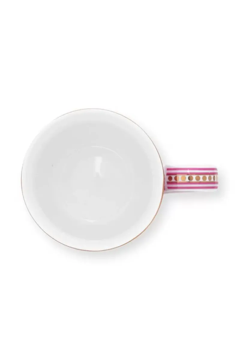 Pip Studio Kaffeetassen|Flower Festival Tasse Klein Rot/Dunkel