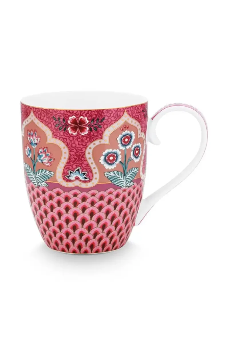 Pip Studio Teetassen|Flower Festival Tasse Xl Deco Dunkel